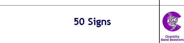50 Signs