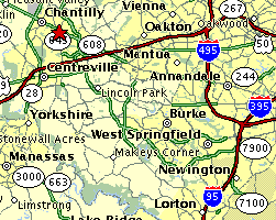 Metro area map